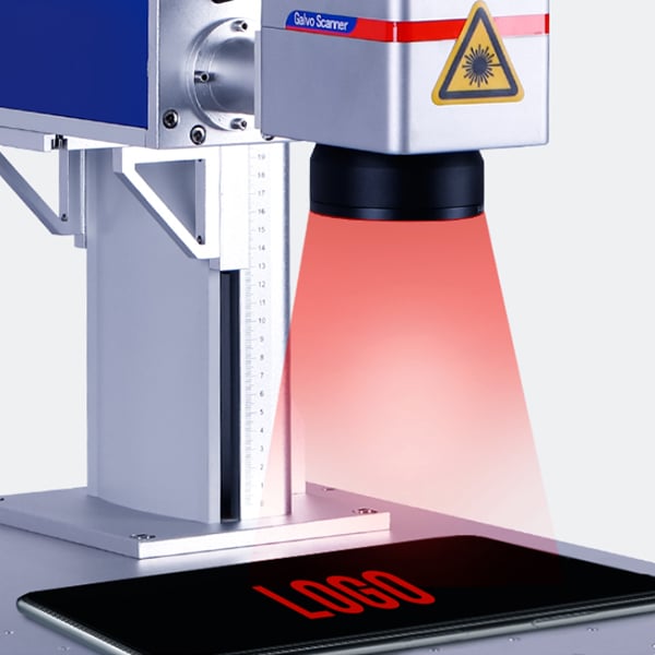 Desktop Fiber Laser Marking Machine 20–100 W for Metal & Plastic Marking
