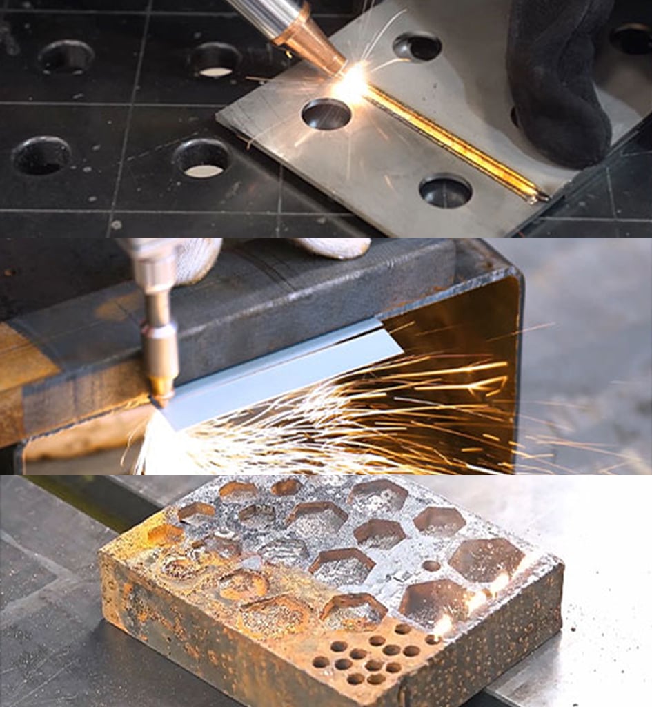 4 in 1 Fiber Laser Welding Cleaning Cutting Machine