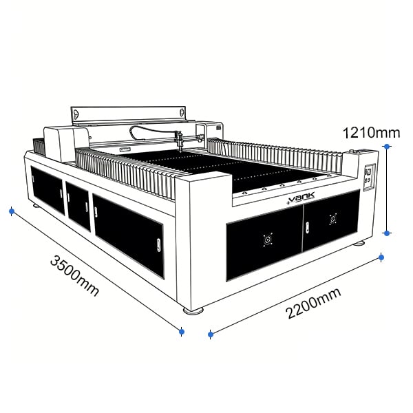 1325 Big Platform CO2 Laser Engraving Cutting Machine