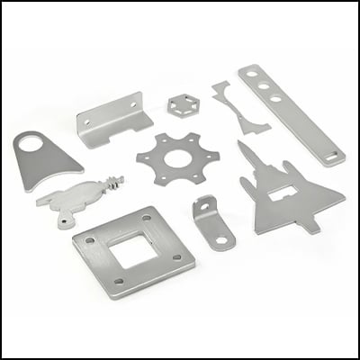 Laser cutting sample - precision component