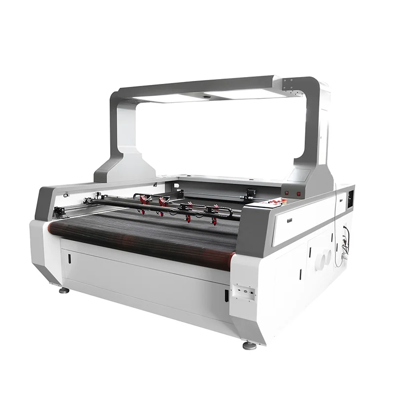 1812 Top Vision Fabric Laser Cutting Machine 4 heads