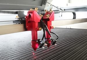 1812 Top-Vision CO2 Fabric Laser Cutter