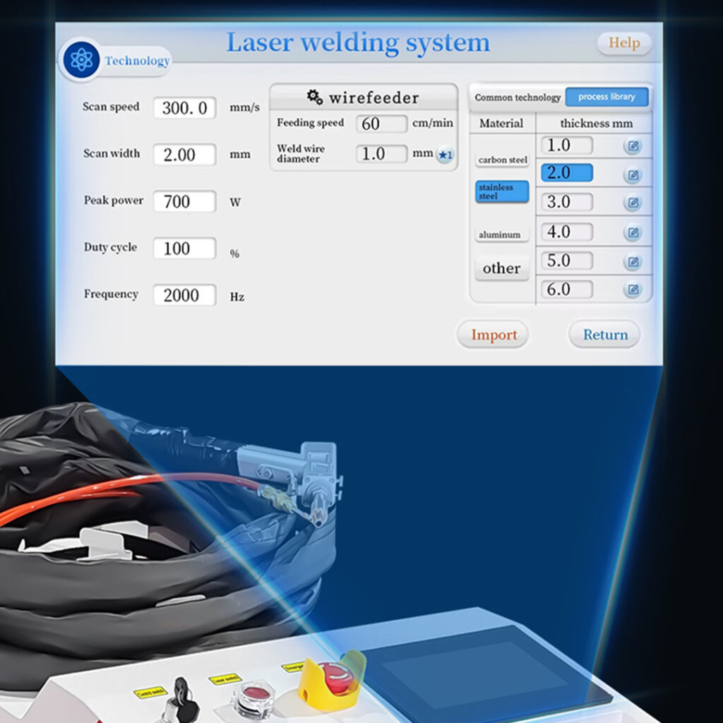 4-in-1 Handheld Fiber Laser Welding Machine