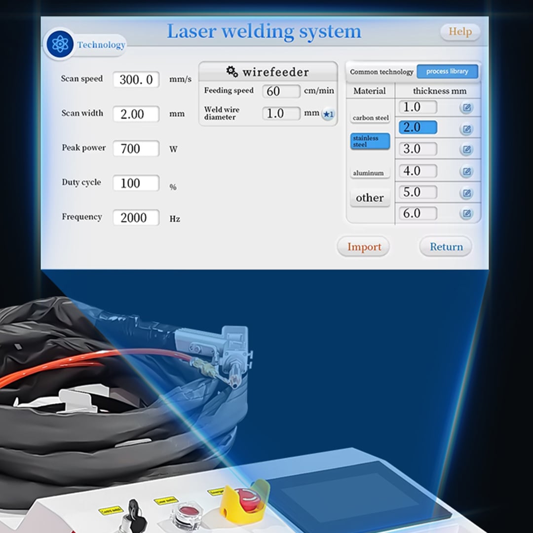 4 in 1 Fiber Laser Welding Cleaning Cutting Machine