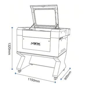 High-Speed CO2 Laser Engraver, 6040 / 7050 / 9060