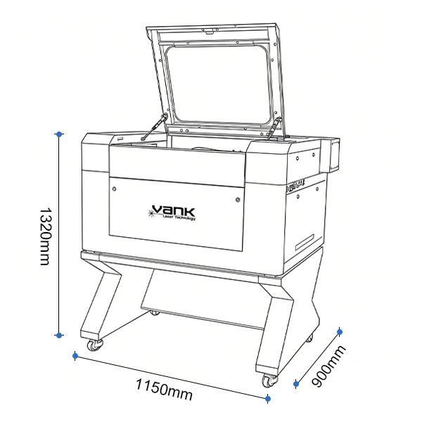 High Speed CO2 Laser Engraving Cutting Machine