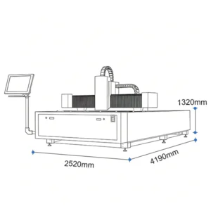 3015 Fiber Laser Cutting Machine for Sheet Metal