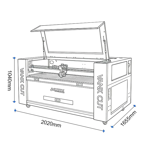 Mixed CO2 Laser Engraving Cutting Machine