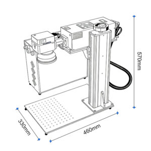 Portable UV Laser Marking Workstation, 355 nm