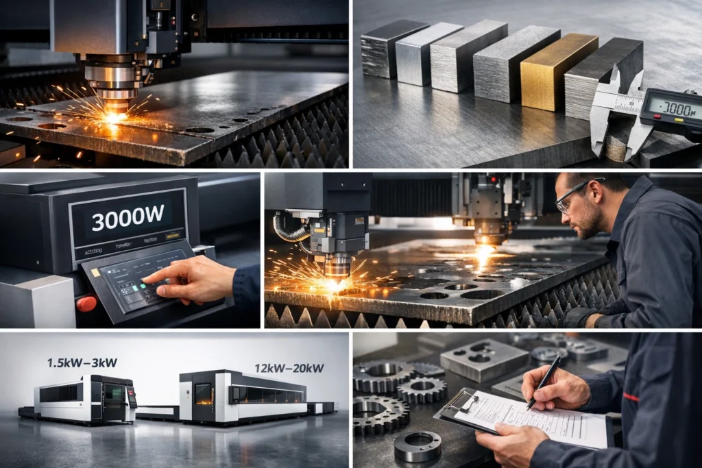 How to Choose the Right Fiber Laser Cutting Machine Power for Your Metal Thickness