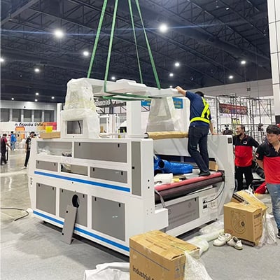Vanklaser at Print Tech sign,Bangkok Thailand