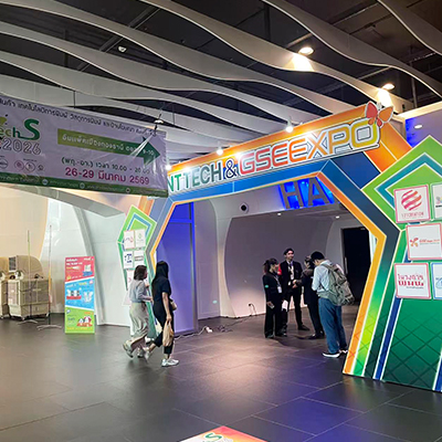 Vanklaser at Print Tech sign,Bangkok Thailand