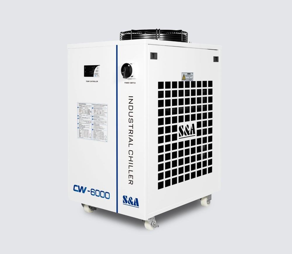 Dual-circuit industrial laser chiller