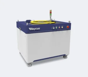 Raycus fiber laser source cabinet with fiber cable and front controls