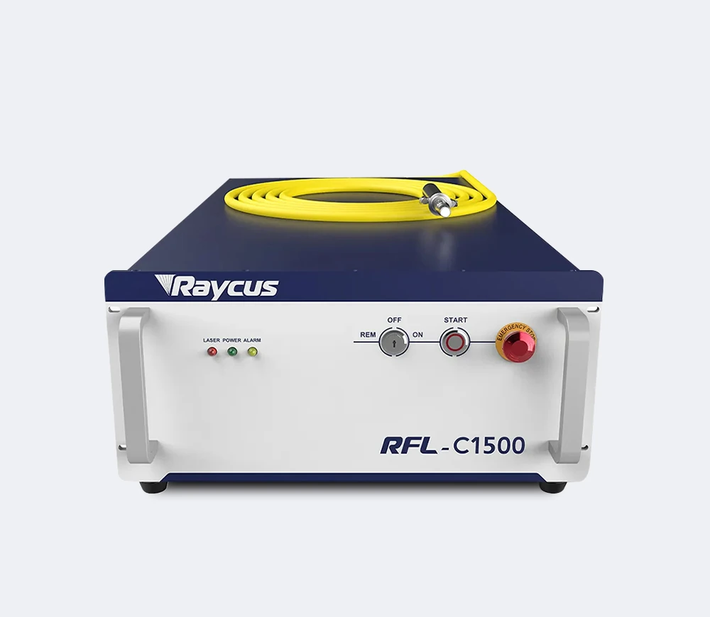 Raycus fiber laser source with fiber cable and front connectors