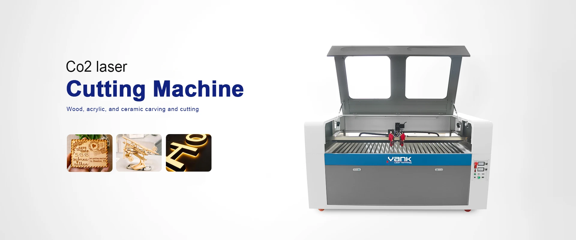 1610 2 heads CO2 Laser Engraving Cutting Machine