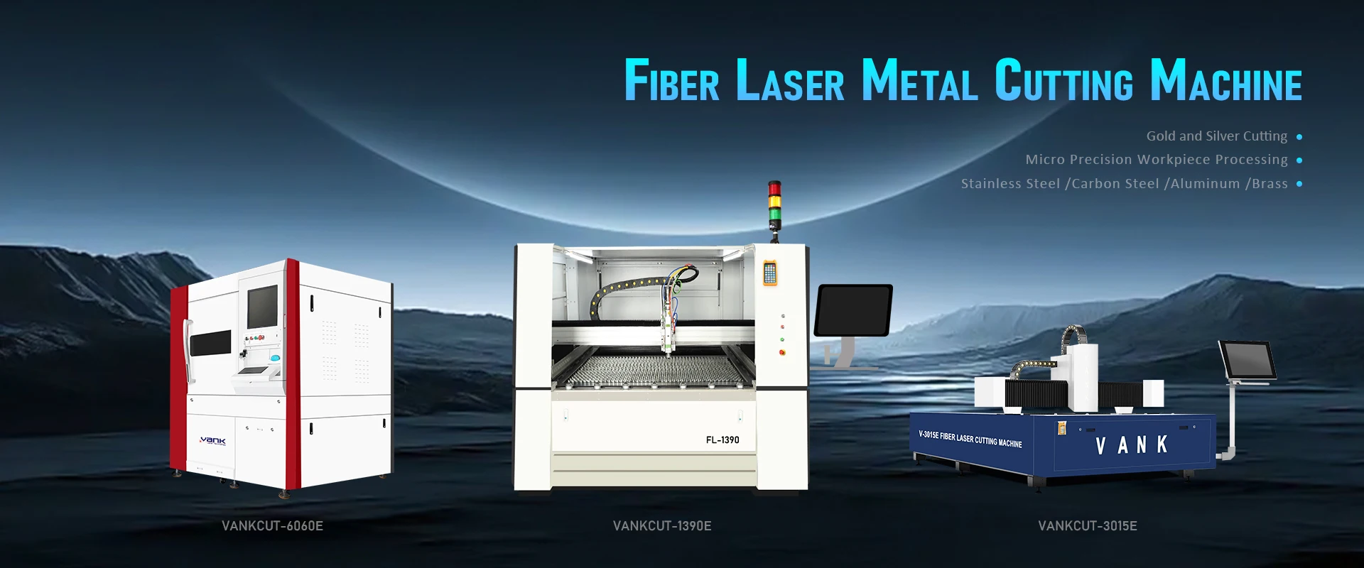 Vankcut-1390FL Full Enclosed Fiber Laser Cutting Machine