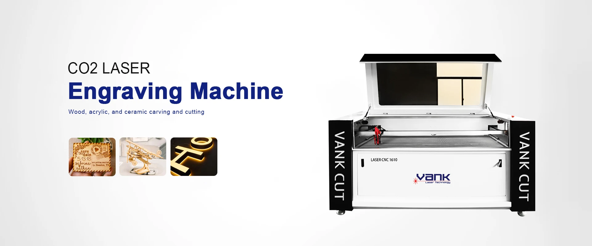 1610 CO2 Laser Engraving Cutting Machine