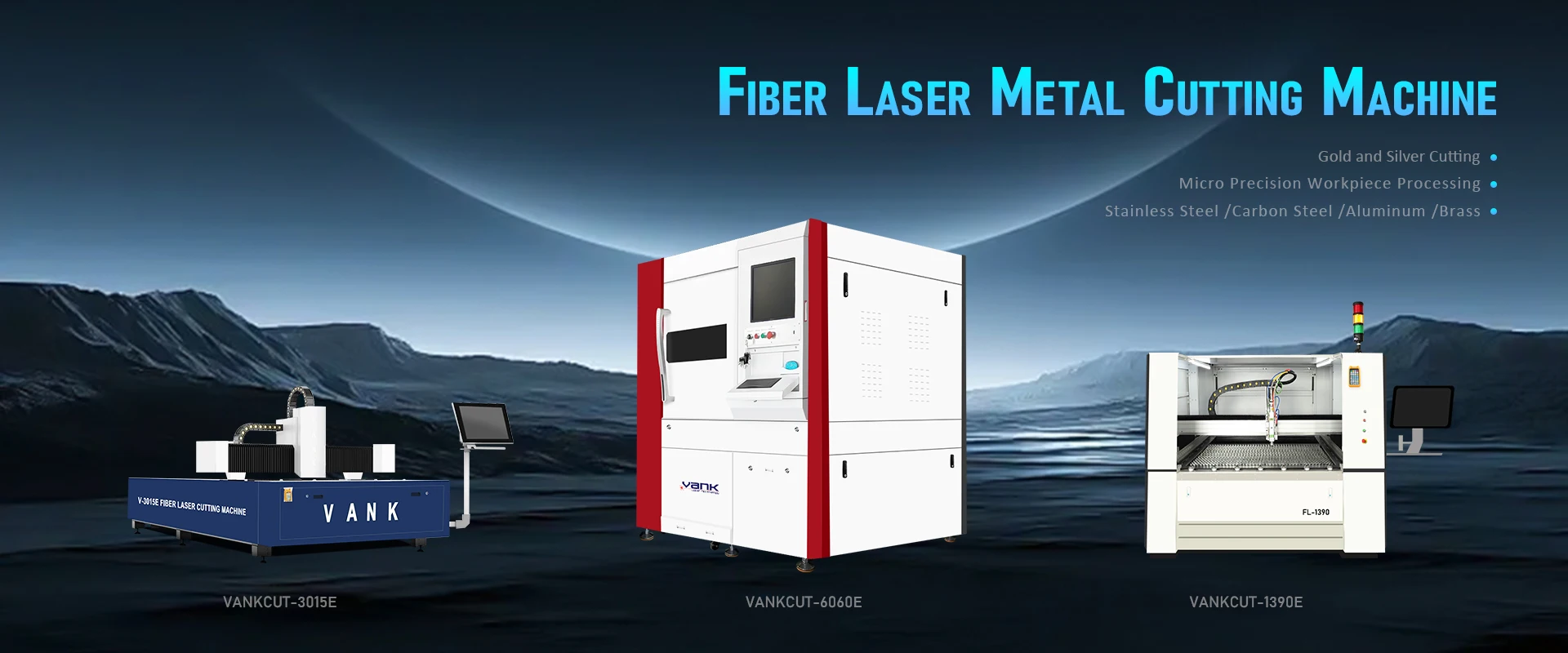 Vankcut-6060FL Fiber Laser Cutting Machine Overview
