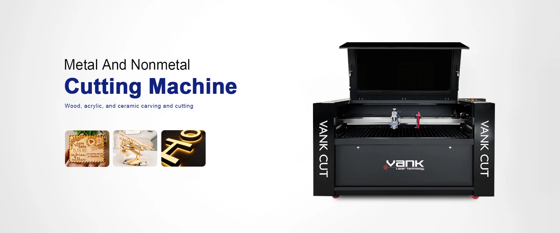 Mixed CO2 Laser Engraving Cutting Machine 2 heads